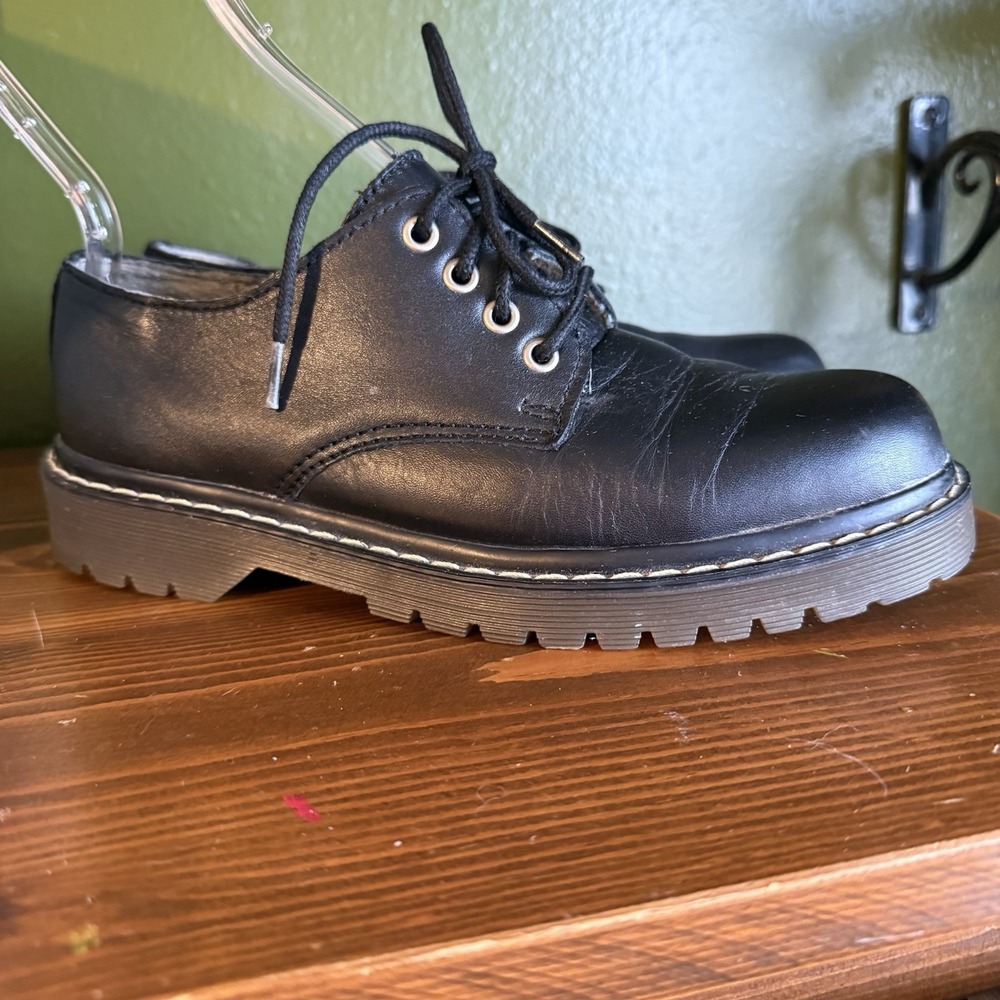 Vintage Colorado Women's Oxfords Shoes Size 7.5 Leather‎ Black - Picture 2 of 12